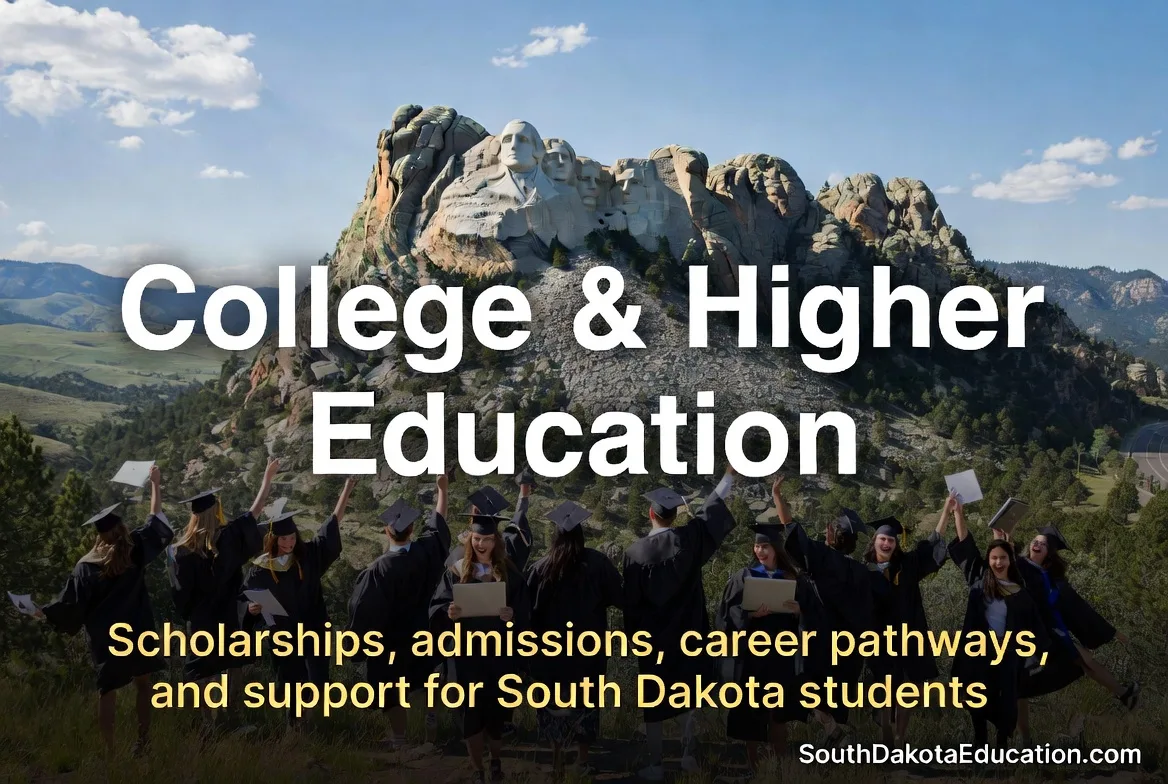 College and higher education in South Dakota — scholarships, admissions, career pathways